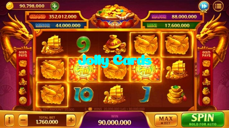 Jolly Cards casino presented on mobile device in Pakistan with slots and live games